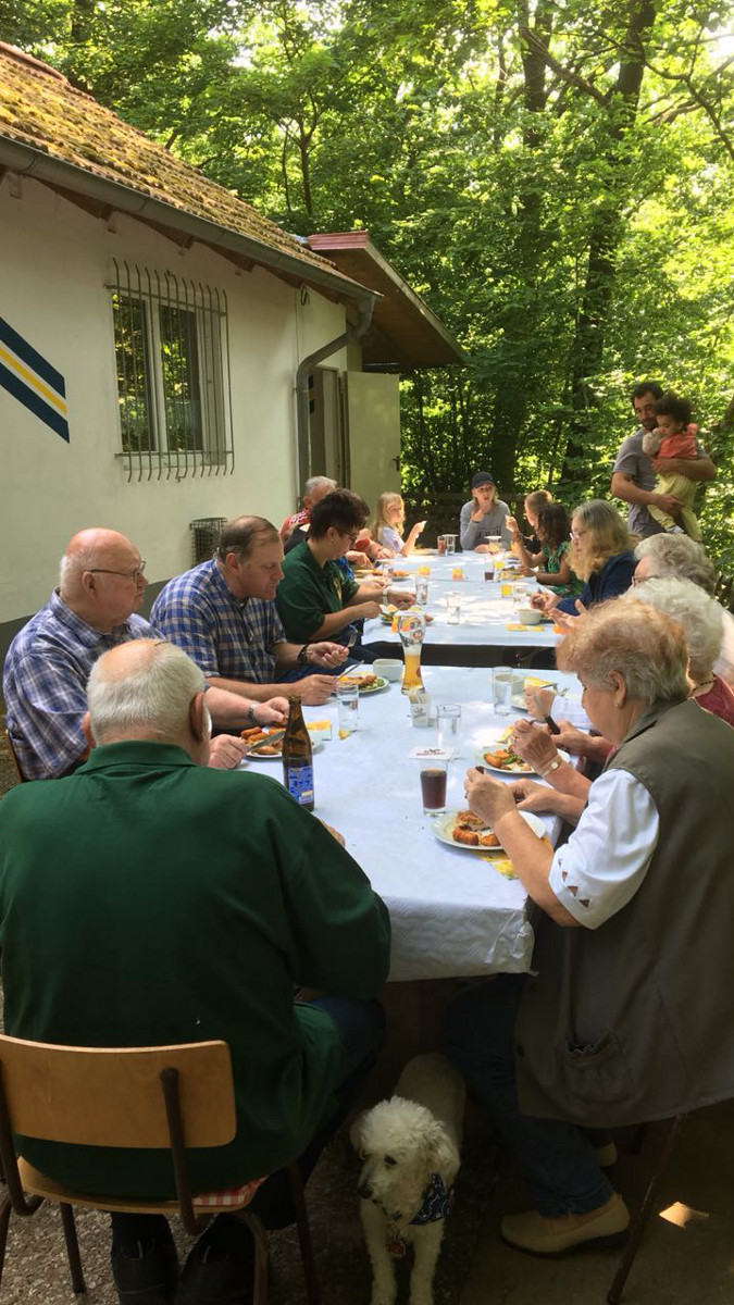 Muttertagsschießen 2018 auf der Terrasse